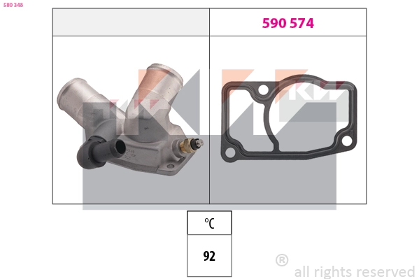 Thermostat, coolant (580 348)