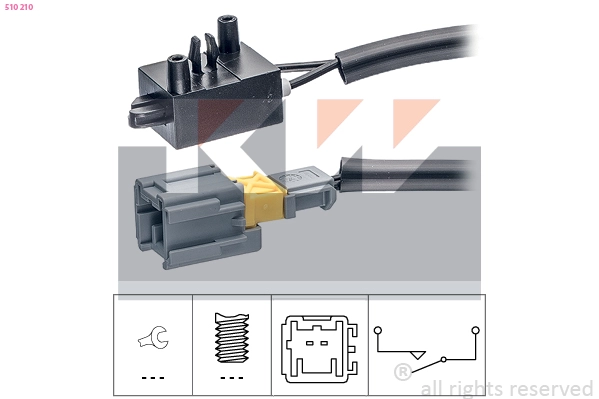 Switch, clutch control (cruise control) (510 210)