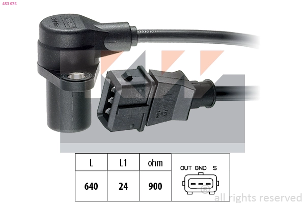 Sensor, crankshaft pulse (453 075)
