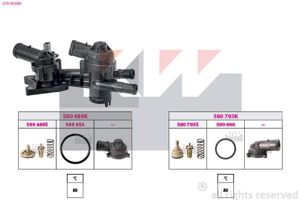 Thermostat, coolant (579 959KK)