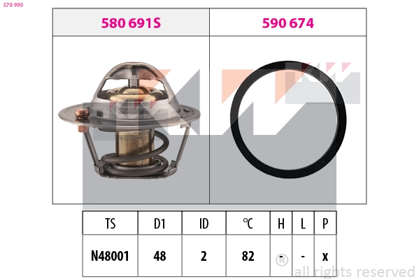 Thermostat, coolant (579 999)