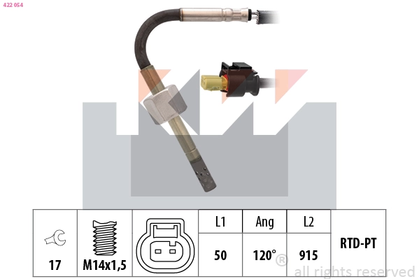 Sensor, exhaust gas temperature (422 054)