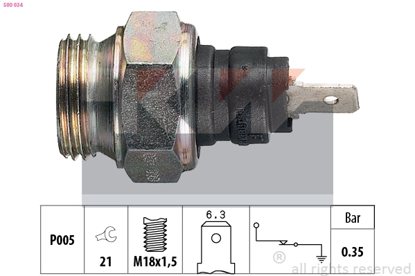 Oil Pressure Switch (500 034)