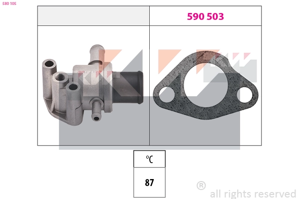 Thermostat, coolant (580 105)