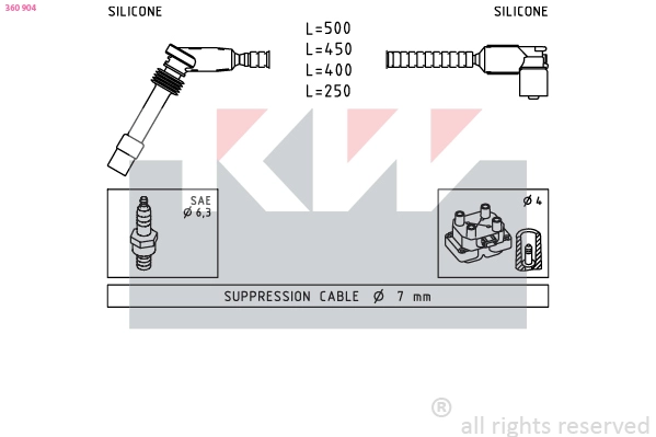 Ignition Cable Kit (360 904)