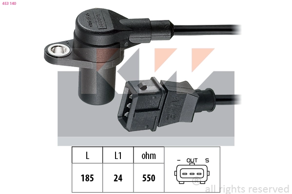 Sensor, crankshaft pulse (453 140)