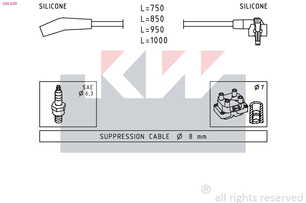 Ignition Cable Kit (360 639)