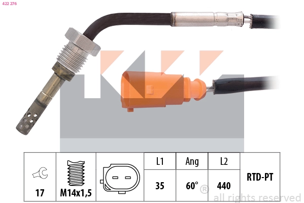 Sensor, exhaust gas temperature (422 276)