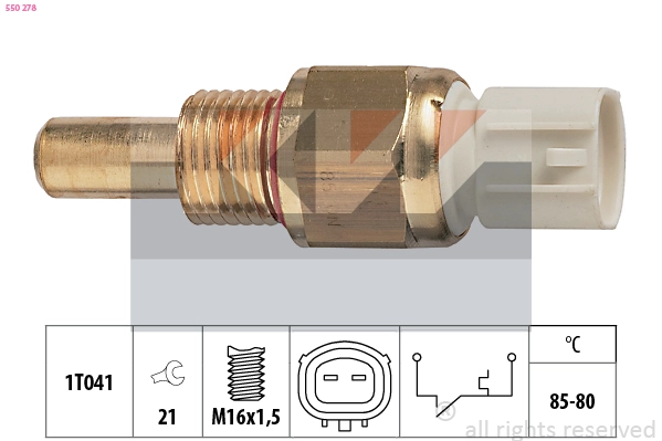 Temperature Switch, radiator fan (550 278)