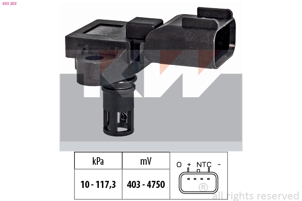 Air Pressure Sensor, altitude adaption (493 203)