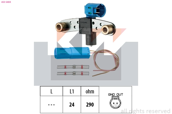 Sensor, crankshaft pulse (453 545K)