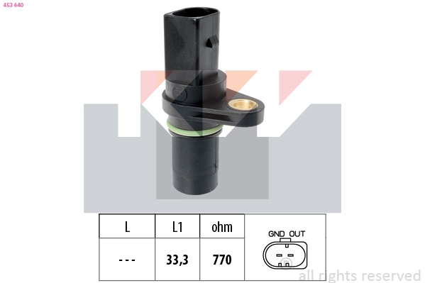 Sensor, crankshaft pulse (453 640)