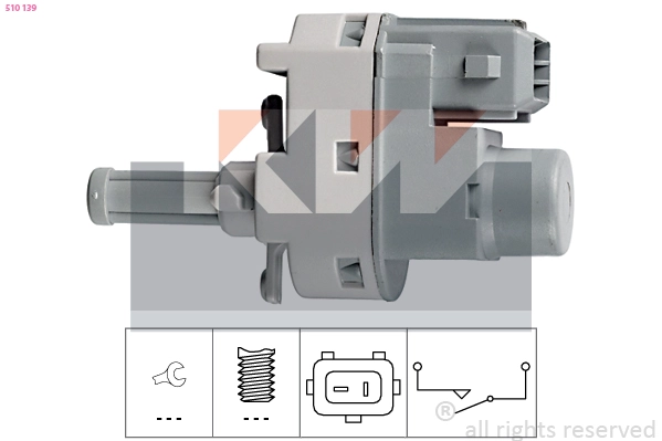 Switch, clutch control (cruise control) (510 139)