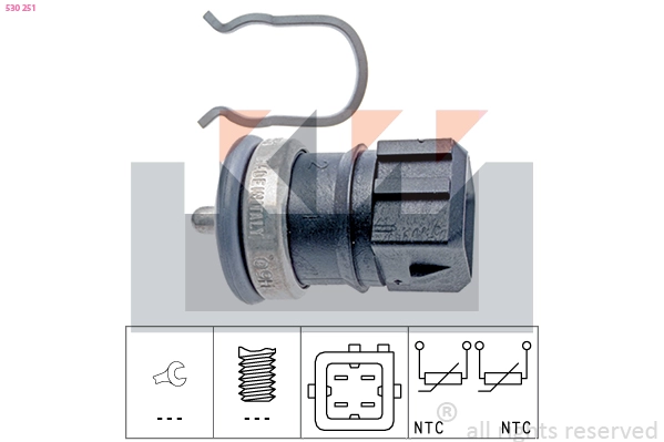Sensor, coolant temperature (530 251)