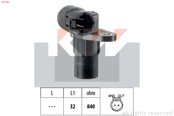 Sensor, crankshaft pulse (453 291)
