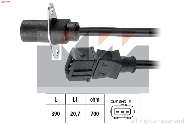Sensor, crankshaft pulse (453 270)
