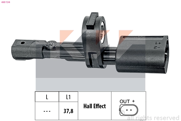 Sensor, wheel speed (460 134)
