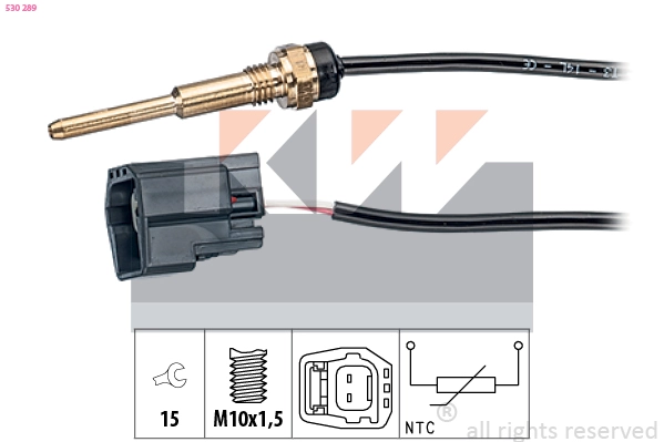 Sensor, coolant temperature (530 289)