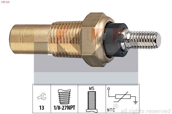 Sensor, coolant temperature (530 124)