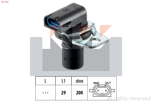 RPM Sensor, automatic transmission (453 104)