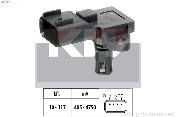 Air Pressure Sensor, altitude adaption (493 097)