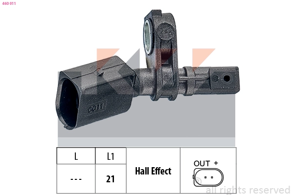 Sensor, wheel speed (460 011)
