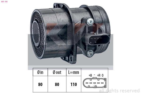 Mass Air Flow Sensor (491 191)