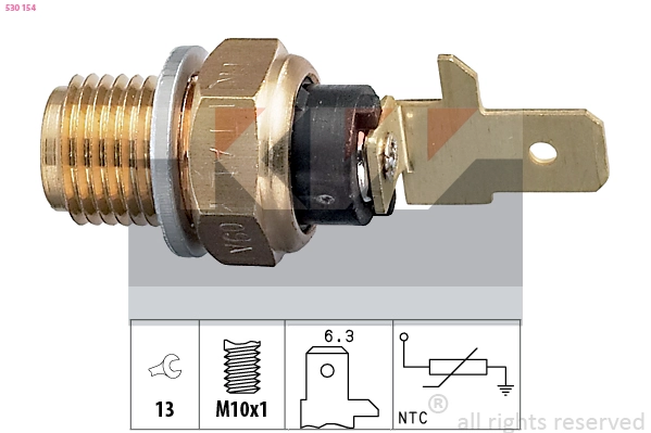 Sensor, oil temperature (530 154)