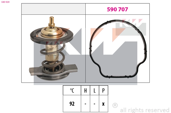Thermostat, coolant (580 929)