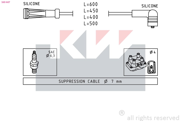 Ignition Cable Kit (360 447)
