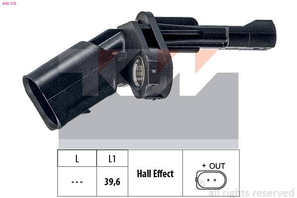 Sensor, wheel speed (460 175)