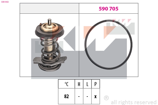 Thermostat, coolant (580 842)