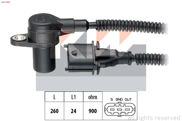 Sensor, crankshaft pulse (453 494)