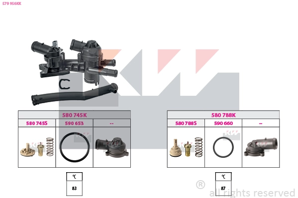 Thermostat, coolant (579 956KK)