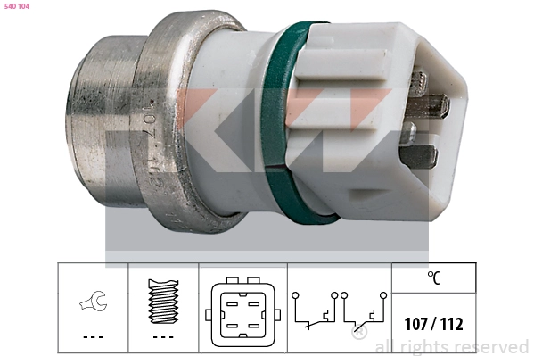Temperature Switch, coolant warning lamp (540 104)