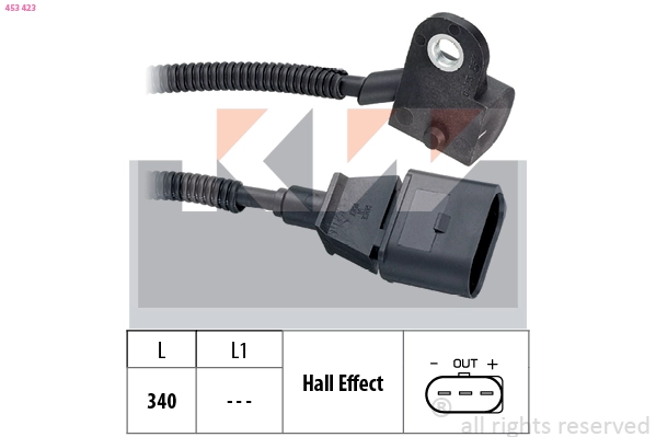 Sensor, camshaft position (453 423)