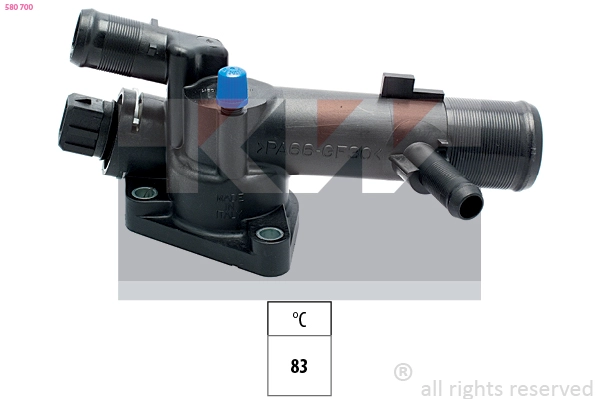 Thermostat, coolant (580 700)
