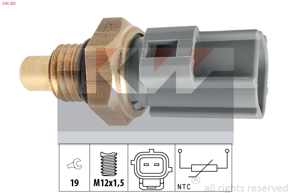 Sensor, fuel temperature (530 281)
