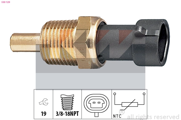 Sensor, oil temperature (530 129)