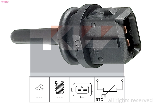 Sensor, intake air temperature (494 003)