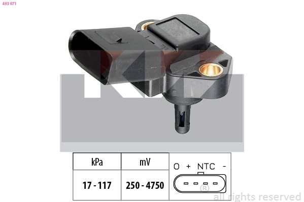 Air Pressure Sensor, altitude adaption (493 071)