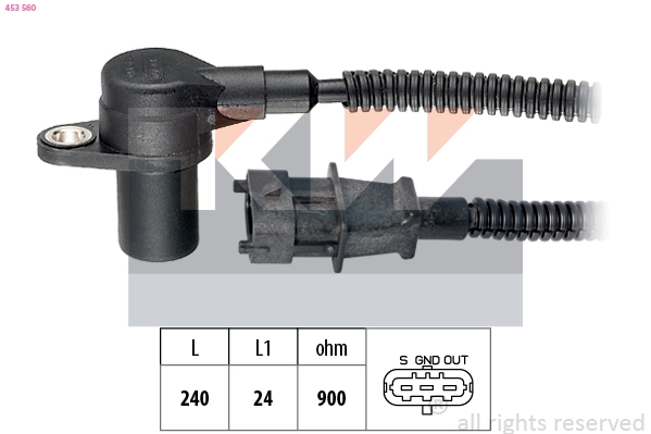 Sensor, crankshaft pulse (453 560)