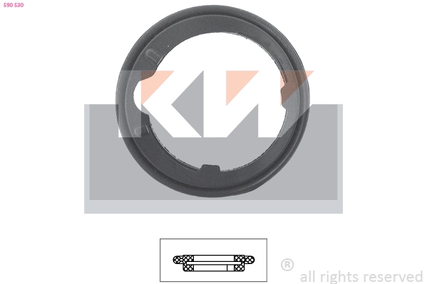 Seal, thermostat (590 530)