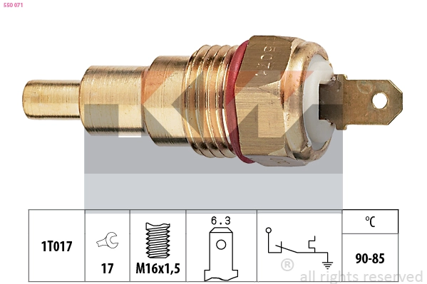 Temperature Switch, radiator fan (550 071)