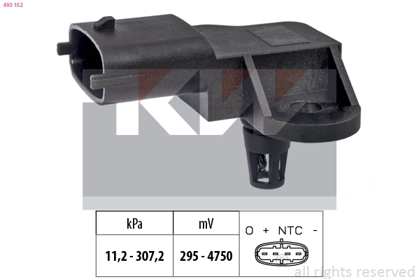 Air Pressure Sensor, altitude adaption (493 152)