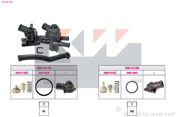 Thermostat, coolant (579 961KK)