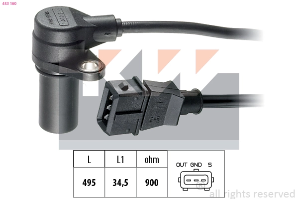 Sensor, crankshaft pulse (453 160)