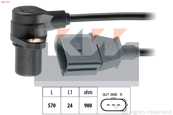 Sensor, crankshaft pulse (453 172)