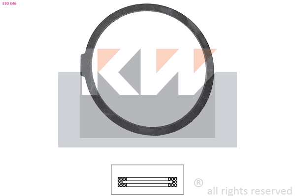 Seal, thermostat (590 546)