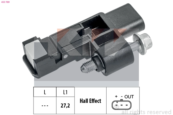 Sensor, crankshaft pulse (453 789)
